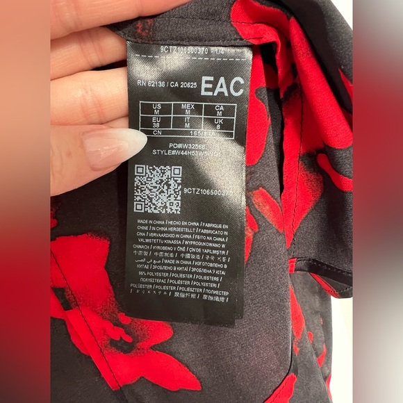 GUESS Floral Blouse M - Picture 5 of 6